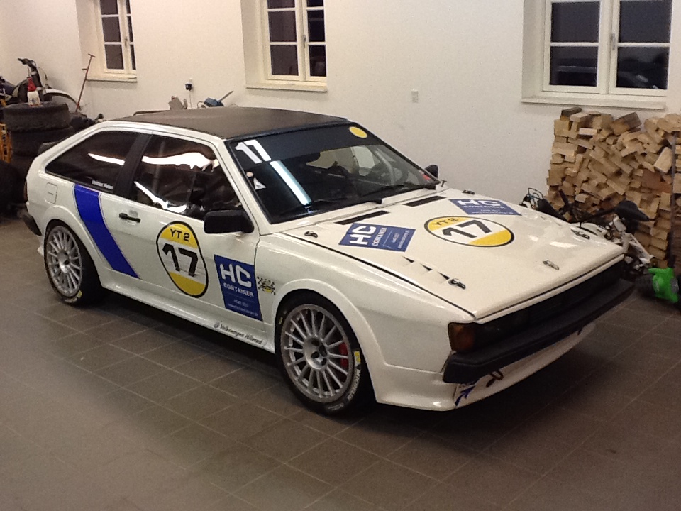 Christian Aage Nielsen's VW Scirocco er klar til Jyllandsringen.